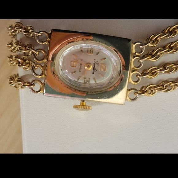 Very Rare Women's Wind-up Tarleton Gold Bracelet Style Watch - Picture 4 of 8